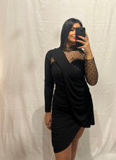 Abito con scollo a Cuore