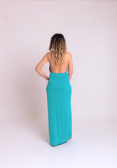 Abito morbido con schiena scoperta