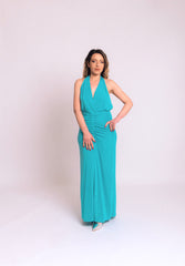 Abito morbido con schiena scoperta