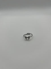 Anello regolabile con Fiocco Argento