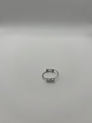Anello regolabile infinito argento