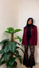 Blazer Sfiancato Bordeaux – Eleganza Strutturata che Fa la Differenza