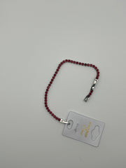 Bracciale tennis rosso