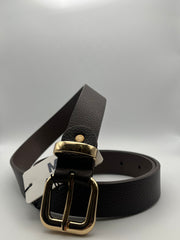 Cintura in ecopelle Marrone