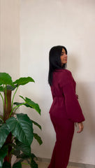 Completo Rita – Comfort Elegante con Cardigan a Portafoglio