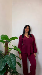 Completo Rita – Comfort Elegante con Cardigan a Portafoglio