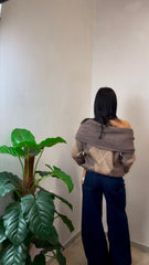 Jeans Denim palazzo a gamba larga