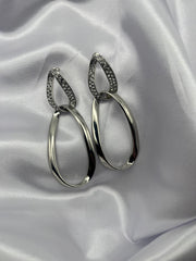 Orecchini madre acciaio