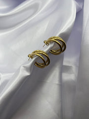 Orecchini a tre cerchi