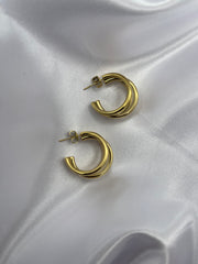 Orecchini a tre cerchi