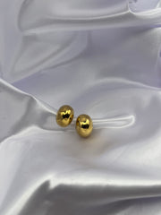 Orecchini begonia dorati