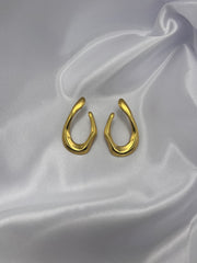 Orecchini geometrici dorati