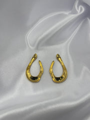 Orecchini geometrici dorati