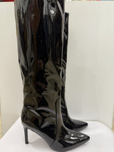 Stivale con tacco a spillo in vernice