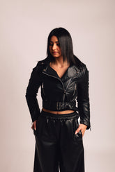 Pantalone largo Ecopelle