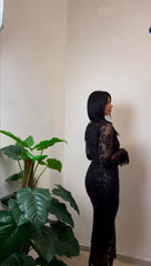 Dress Light – Nero con Paillettes, Eleganza Luminosa