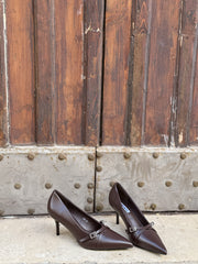 Tacco modello Z*ra marrone