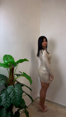 Abito champagne in taglia unica