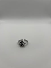 Anello regolabile Abbraccio Argento