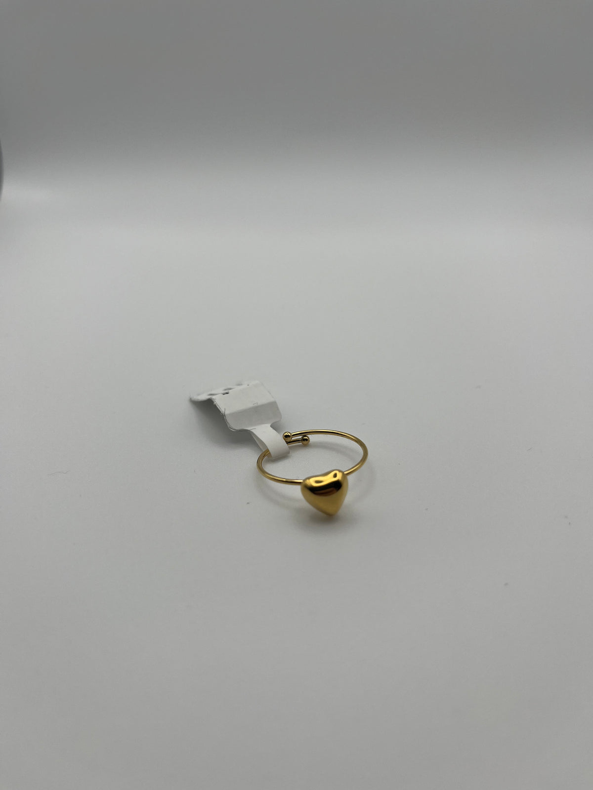 Anello regolabile con Cuore Dorato