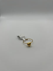 Anello regolabile con Cuore Dorato