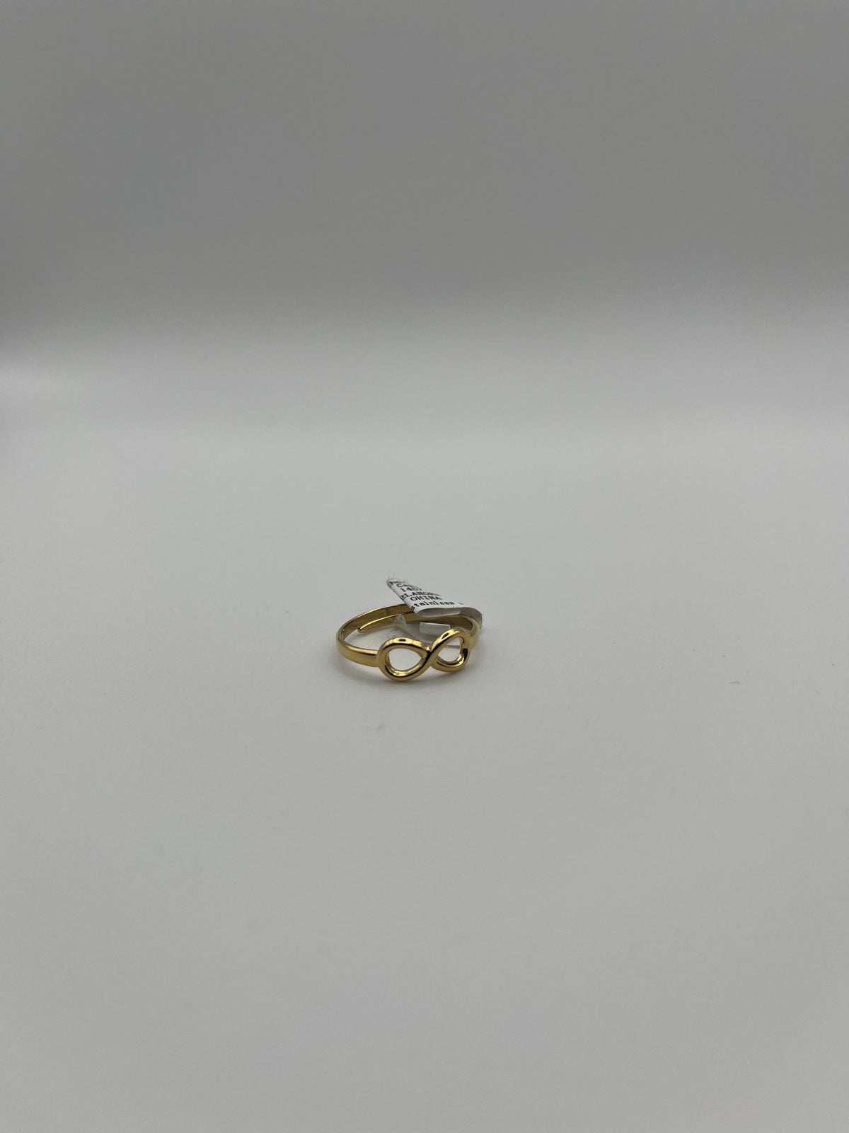 Anello regolabile infinito dorato