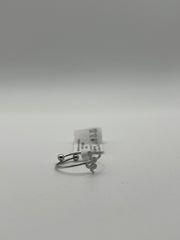 Anello regolabile serpente argento