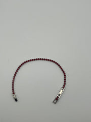 Bracciale tennis rosso