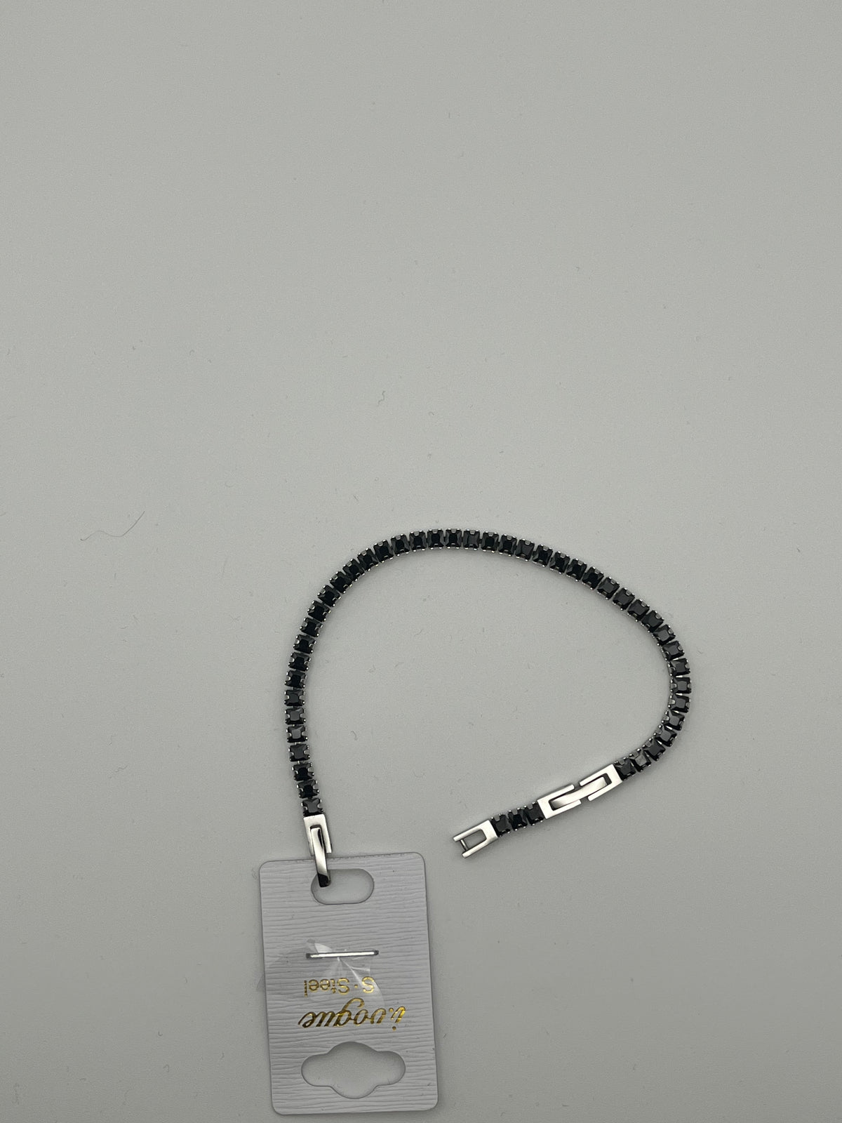Bracciale tennis nero
