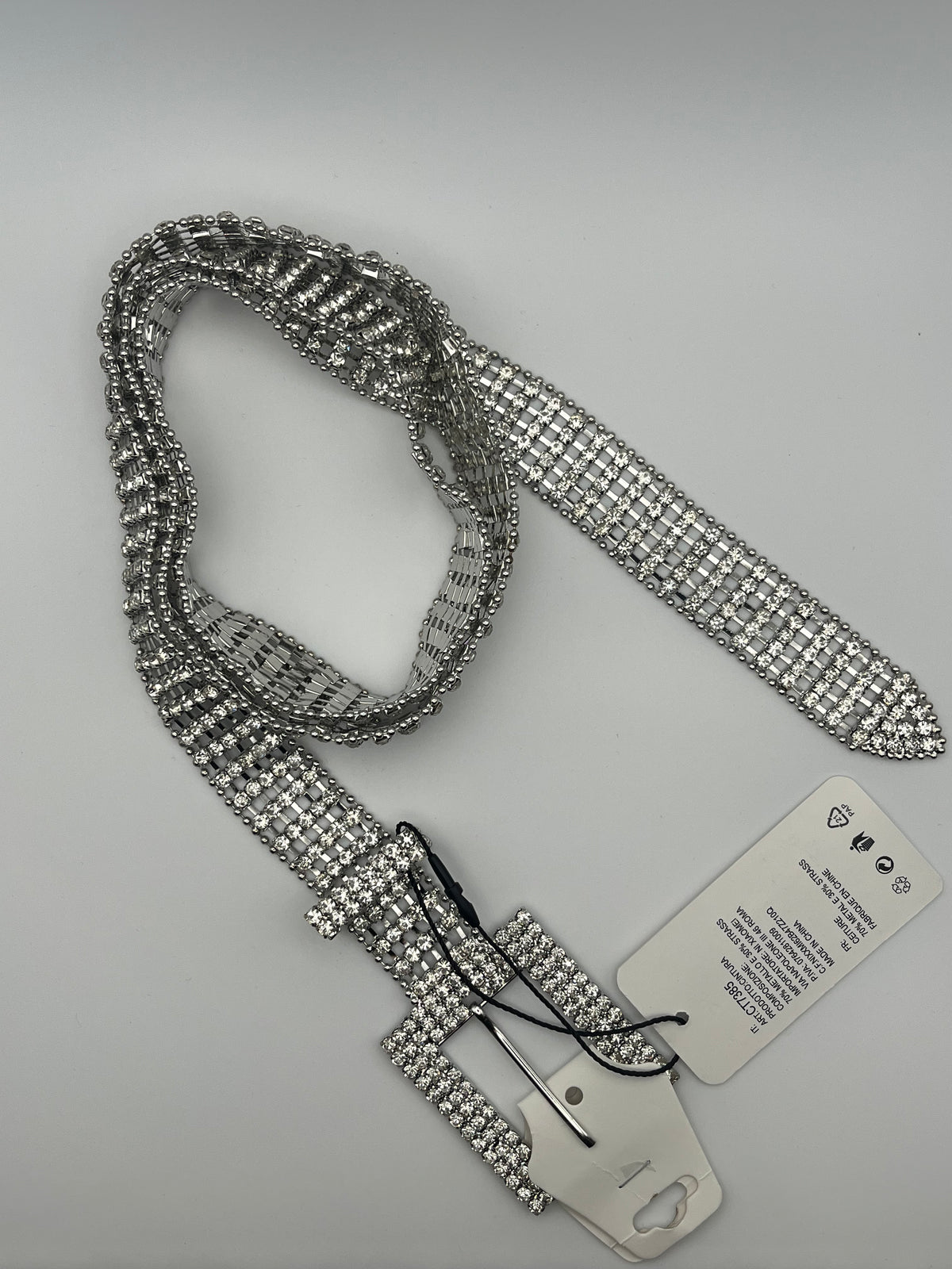 Cinta strass Argento