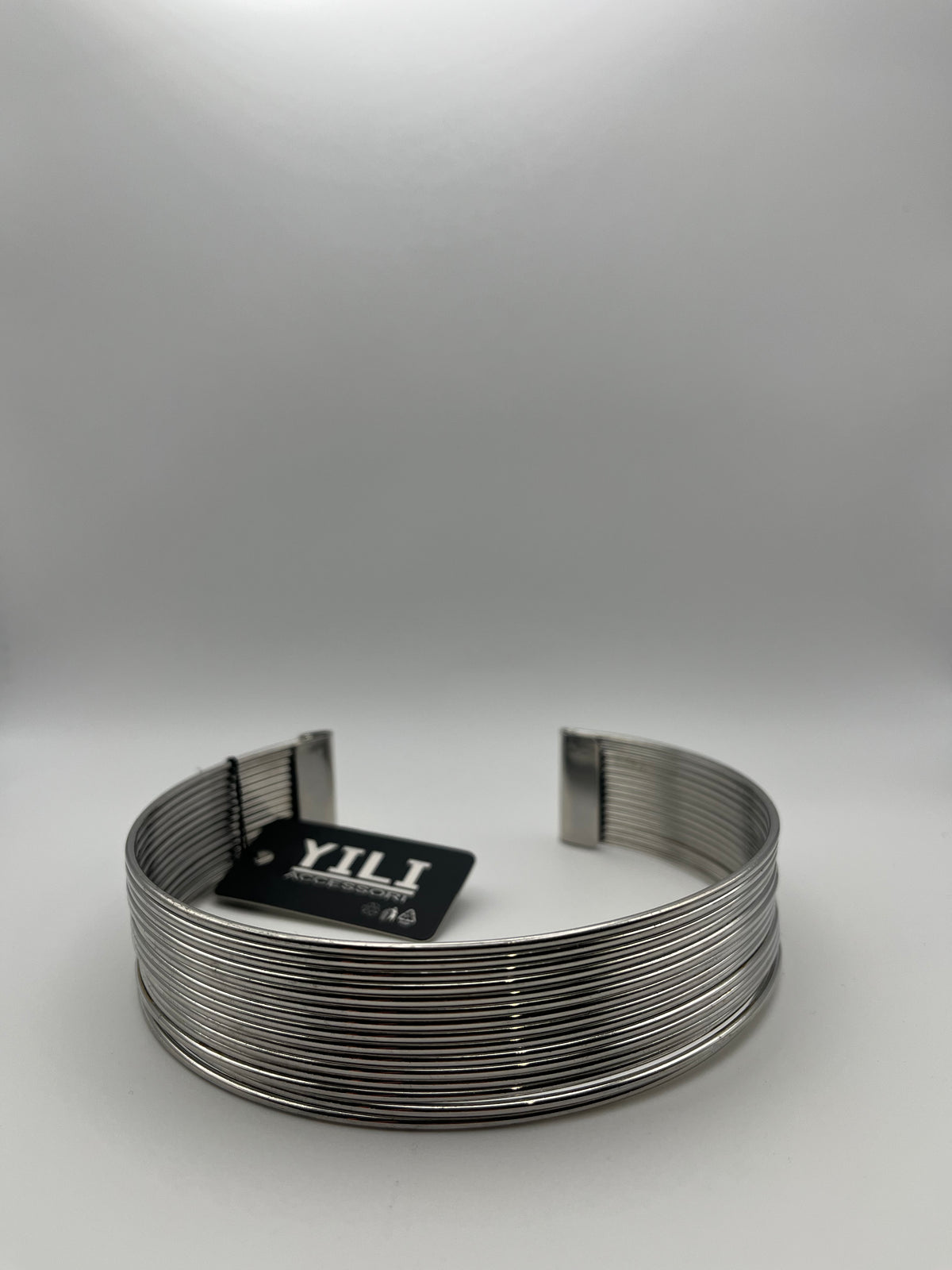 Collana rigida Musa Argento