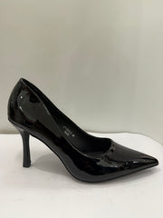 Décolleté in vernice nera