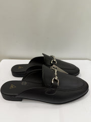 Sabot nero con argento