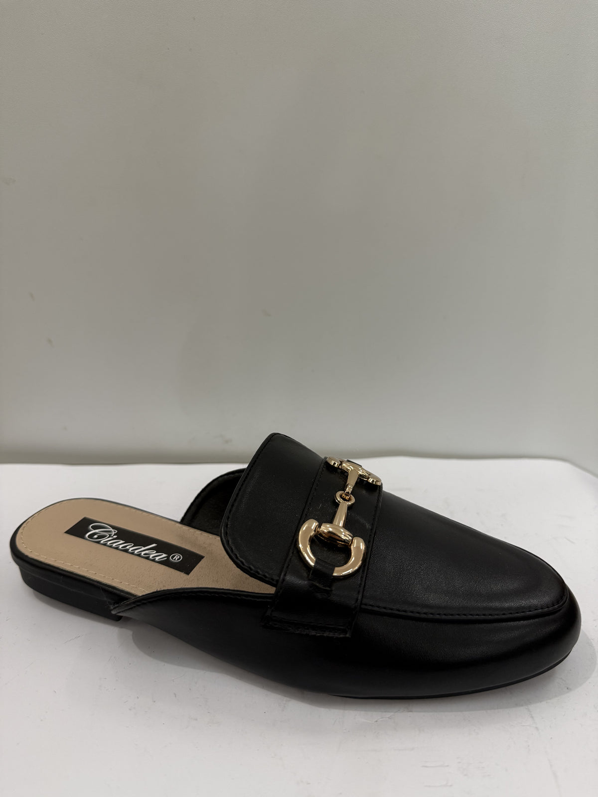 Sabot nero con dorato