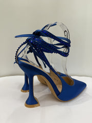 Tacco alla schiava blu royal