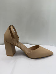 Tacco alto con cinturino nude