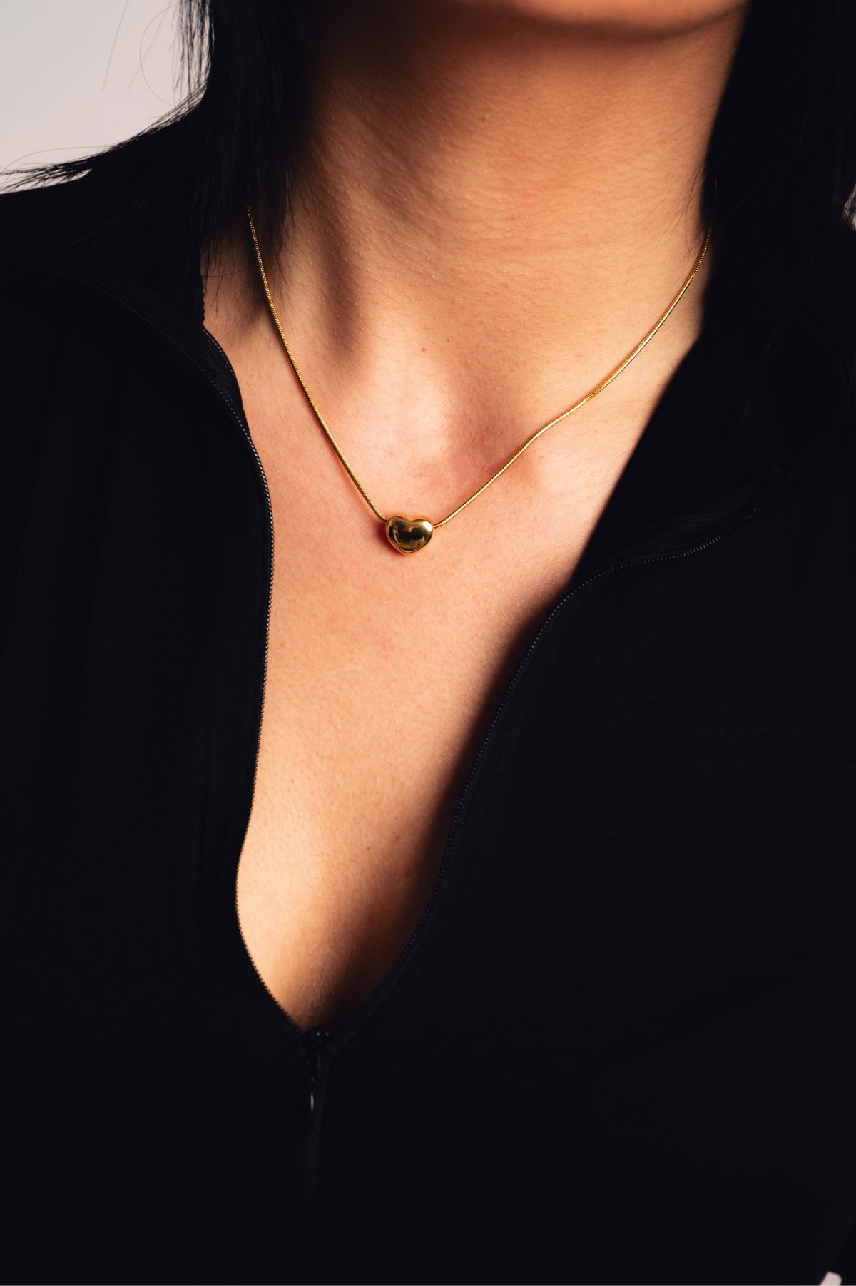 Collana con Cuore Dorata