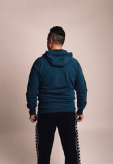 Felpa Kappa Petrolio