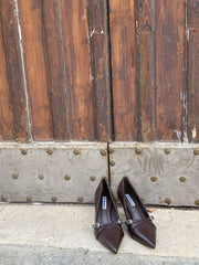 Tacco modello Z*ra marrone